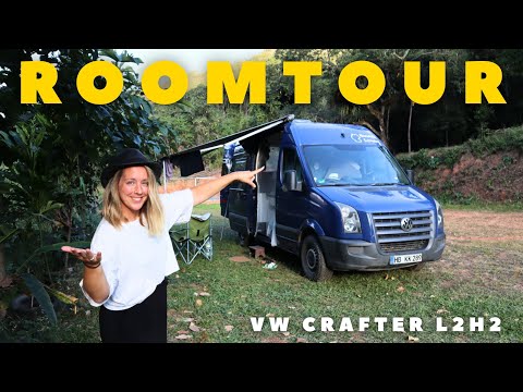 VW CRAFTER ALS WELTREISE-WOHNMOBIL | DIY Camper - Roomtour 