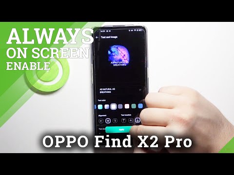 How to Change Always On Display Theme on OPPO Find X2 Pro – AOD Theme