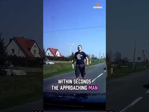When thuggish behavior meets a prepared driver who shuts it down in 3 seconds!  🌶️🚗💥❤️