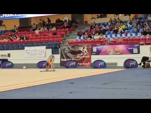 GRS PARIS CENTRE - Junior - Yseult ZAVAGNO  -  CERCEAU Championne de France 🥇🏆