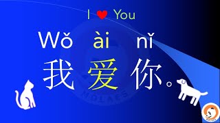 Smart Mandarin for Beginners 11/30 I ❤️ U in Chinese Wǒ ài nǐ  我爱 你