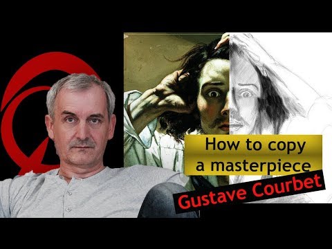 How to make a copy of a masterpiece (Gustave Courbet)
