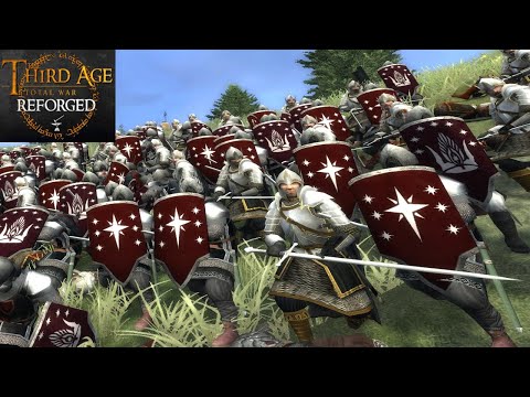UNITED ARNOR DEFEND THE GWATHLO VALLEY  (Siege Battle) - Third Age: Total War (Reforged)