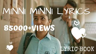 June movie song |Minni minni lyrics |