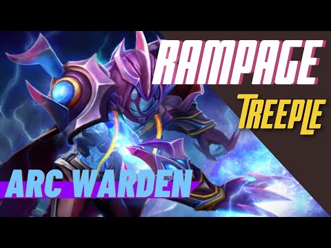 Arc warden dota 2 pro gameplay - Treeple RAMPAGE