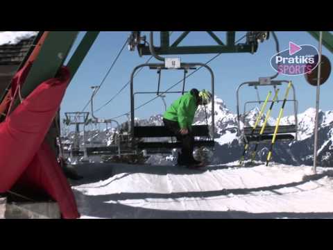 comment prendre le telesiege en snowboard