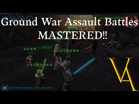 Challenge Tier 2 of Ground War Assault Battles Mastered!  Star Wars Galaxy of Heroes