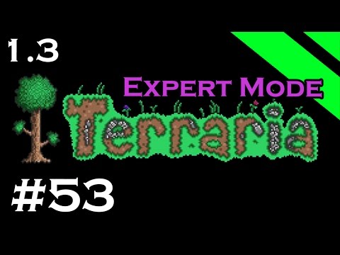 Let's Play Terraria 1.3 Expert Mode - Episode 53 - Skeletron Fight