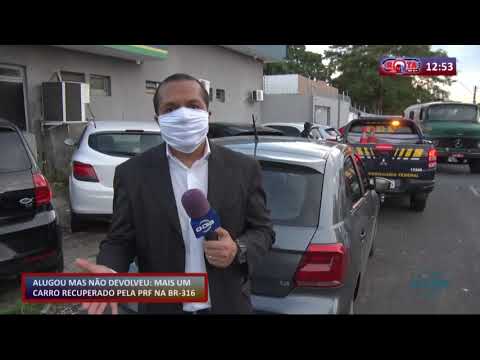 Alugou mas naÌƒo devolveu  mais um carro recuperado pela PRF na BR-316 (20 05 20)