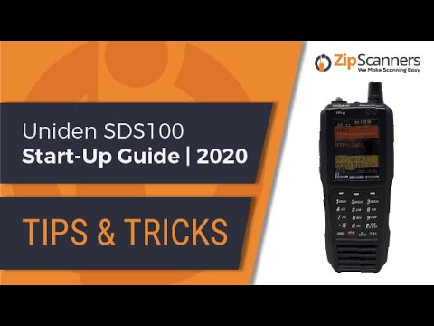 Uniden SDS100 Start-Up Tips and Tricks - Zip Scanners YouTube