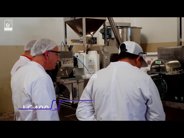 CORN CHIPS PRODUCTION LINE LC403 | adding flavor machine chips best corn chips machine 