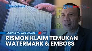Rismon Ungkap Temuan Baru saat Penelitian Ulang, Sebut Watermark & Emboss di Ijazah Jokowi Terlihat