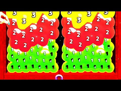 Relaxing & Satisfying Mobile Game Melty Bubble - jelly 2048 ball Gameplay walkthrough part 5