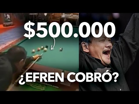 EFREN REYES gana $500.000 a Bola 8 🙈  ¿Estafa? ¿Cobró? | The Billartist