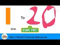 Sesame Street Elimination Numbers 1 20 Animation SW S Version
