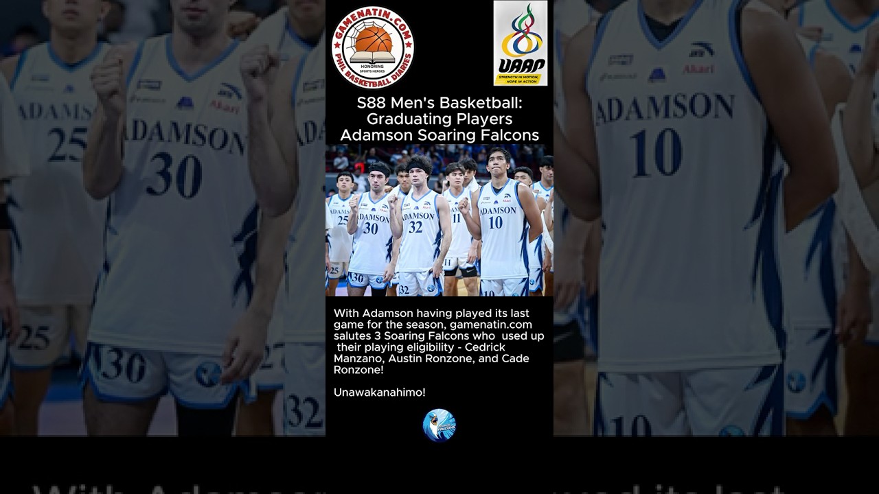 GameNatin.com salutes Adamson's Cedrick Manzano, Austin Ronzone, and Cade Ronzone. Unawakanahimo!