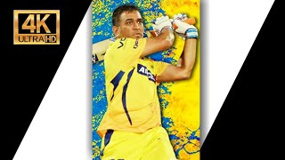 MS Dhoni 4k wallpaper hd video|Apna mahi | CSK lovers#Shorts