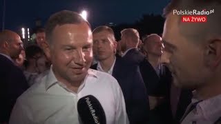 Prezydent Andrzej Duda śpiewał (nie)zakazane