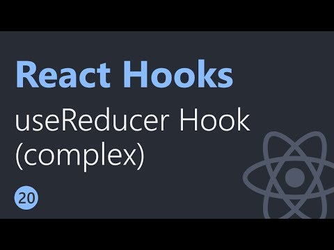 React Hooks Tutorial 20 useReducer complex state action