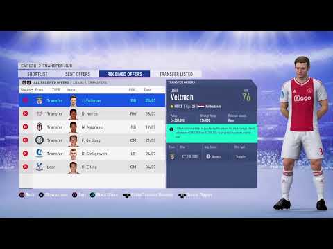 Fifa 19 career mode Ajax ep1 (Great potential)