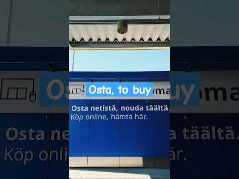 Learn Finnish in shop #finnishlanguage