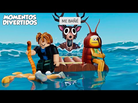 99 NOCHES PERDIDOS EN EL MAR MOMENTOS DIVERTIDOS (ROBLOX)