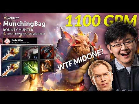 1100 GPM 2x RAPIER Bounty Hunter Against Topson Invoker!