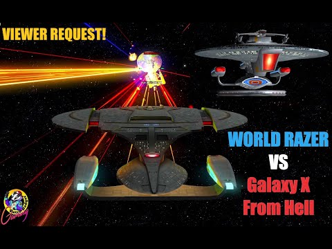 Galaxy Class X From Hell VS World RAZER - Highly Requested - Star Trek Starship Battles