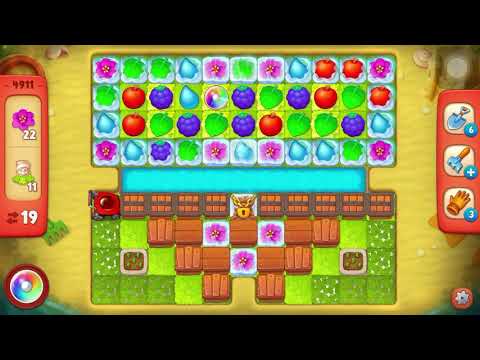 Gardenscapes Level 4911 (Hard Level)