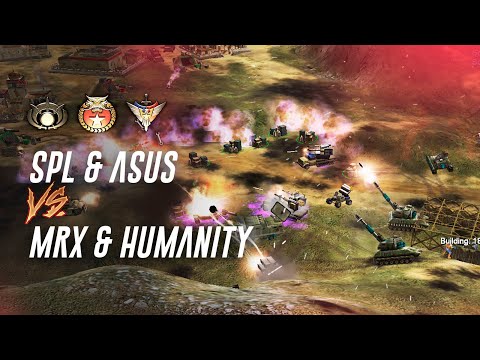 spl & asus vs MrX & Humanity bo9! 2v2 tournament + 2v2 CLANWARS! Generals Zero Hour