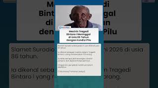 Kabar Duka! Masinis Tragedi Bintaro I Meninggal di Usia 86, Hidupnya sempat Pilu