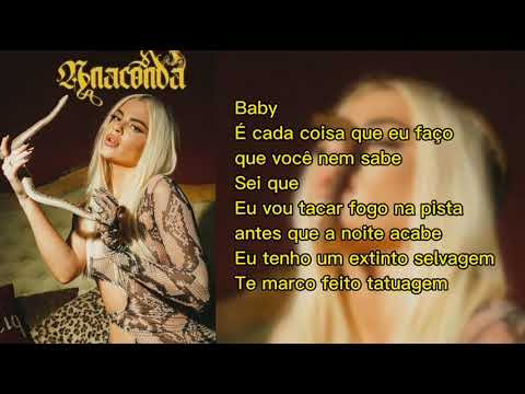 Luísa Sonza, Mariah Angeliq - ANACONDA *o* ~~~ (Karaoke / Instrumental com letra)