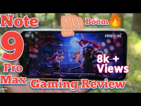 Xiaomi Redmi Note 9 Pro Max Free Fire Gaming Test🔥after 1 month!