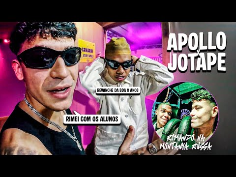 🔥APOLLO X JOTAPE!🔥BATALHA NA FORMA TURISMO E RIMA NA MONTANHA RUSSA!