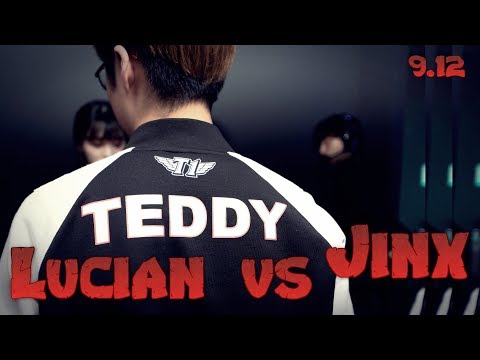 SKT Teddy - Lucian vs Jinx ADC - LoL Season 9 KR Ranked | League Of Legends