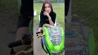 Download lagu Model cantik ninja rr #modifikasininjarr #ninjajari #motovlog  #ninjarrmodifikasi mp3