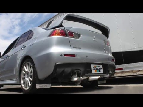 GReddy Evolution GT Exhaust - Mitsubishi EvoX (CZ4A)