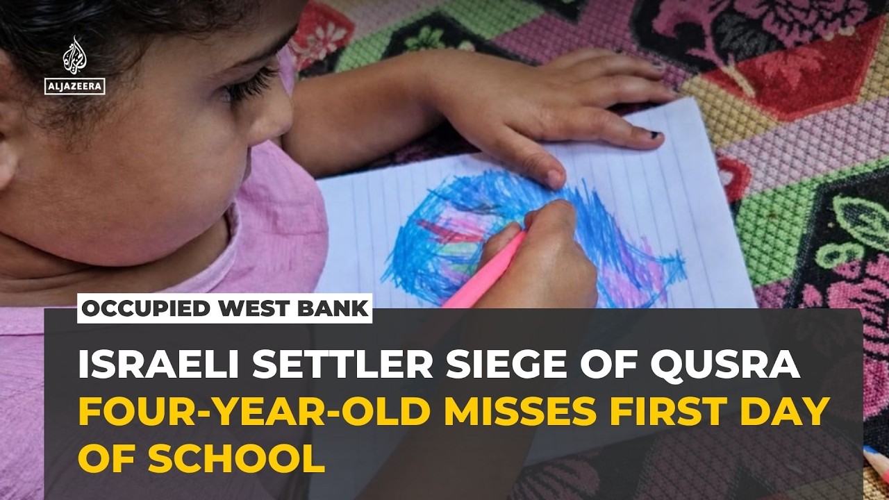Palestinian child misses first day of school as family remains trapped under Qusra settler siege