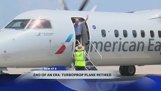 Last turboprop plane departs out of Tri-Cities Airport Last turboprop plane departs out of Tri-Cities Airport