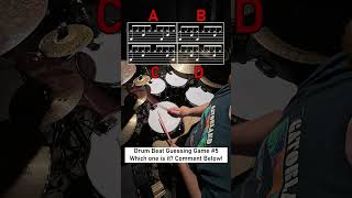 Drum Beat Guessing Game #5 #musiceducation #drumlessons #drums #rhythmgame #rhythm