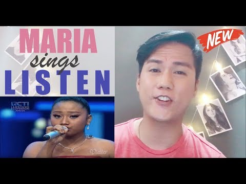 Vocalist Reacts to Maria - Listen | Indonesian Idol