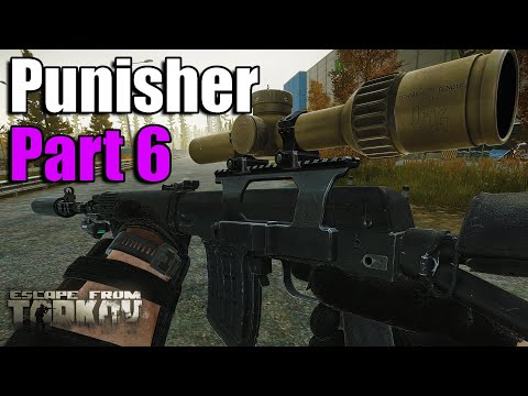 This SVD POPPED OFF For Punisher Part 6 - Escape from Tarkov
