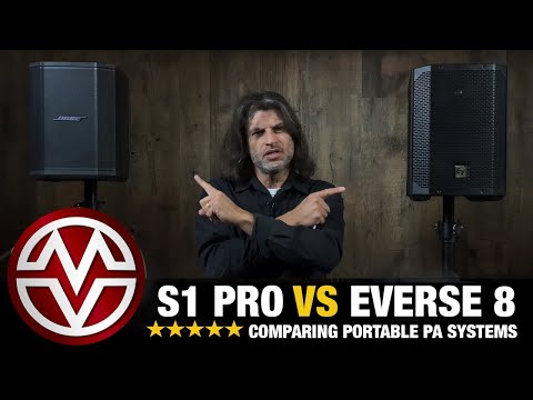 Bose S1 Pro vs Everse 8 - Portable PA System Comparison