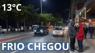 O FRIO CHEGOU em Balneário Camboriú ao vivo 23/06/2026