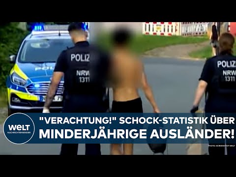 DEUTSCHLAND: "Verachtung unseres Rechtsstaats!" Schock-Statistik über minderjährige Ausländer!