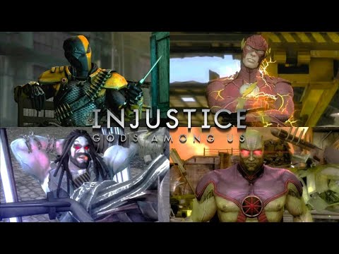Injustice Gods Among Us - All Victory Poses (4K 60FPS)