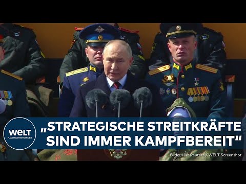 PUTINS REDE ZUM "TAG DES SIEGES" bei der Militärparade in Moskau - Analyse! | WELT Dokument