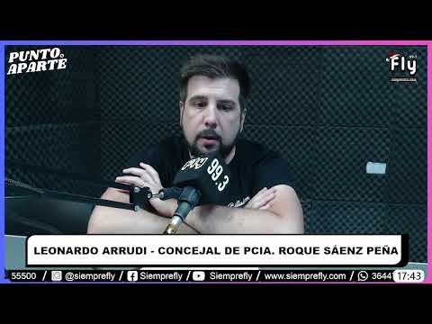 🔴𝗘𝗡 𝗘𝗦𝗧𝗨𝗗𝗜𝗢𝗦┃Leonardo Arrudi - Concejal de Pcia. Roque Sáenz Peña