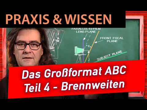 📷  Analoge Fotografie: Einfacher Einstig ins Großformat - Brennweiten für den Einstieg