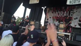 The Color Morale - Clip Paper Wings Live Warped Tour 2016